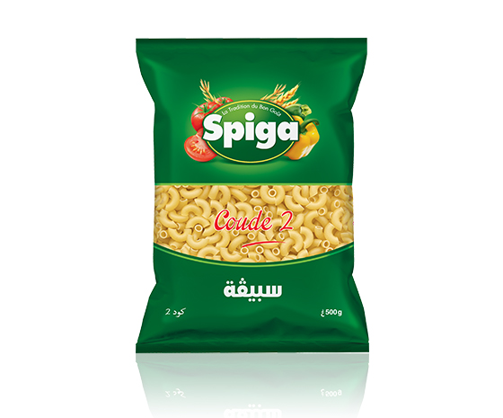 Spiga pâtes coupées coude 2