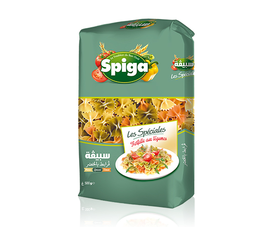 Spiga pastas veggie farfalle