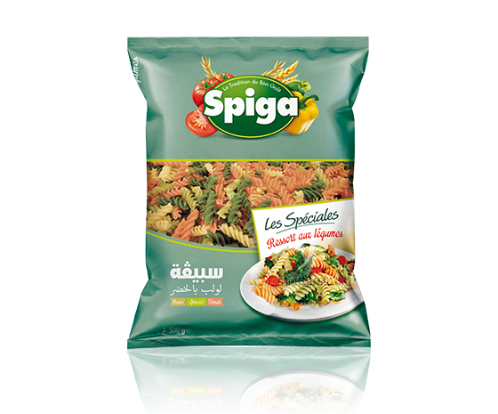 Spiga pasta veggie fusilli