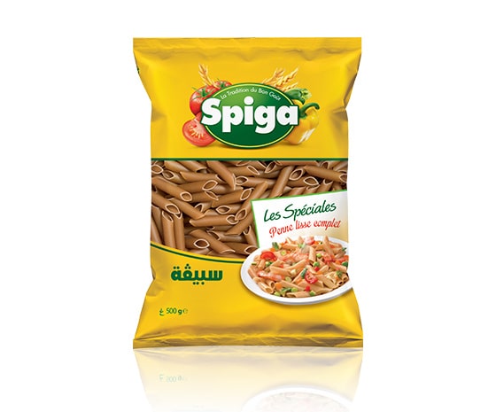 Spiga pâtes Penne lisse complet 