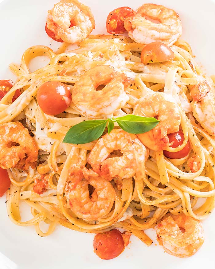 Spiga recipe - Tagliatelle with seafood