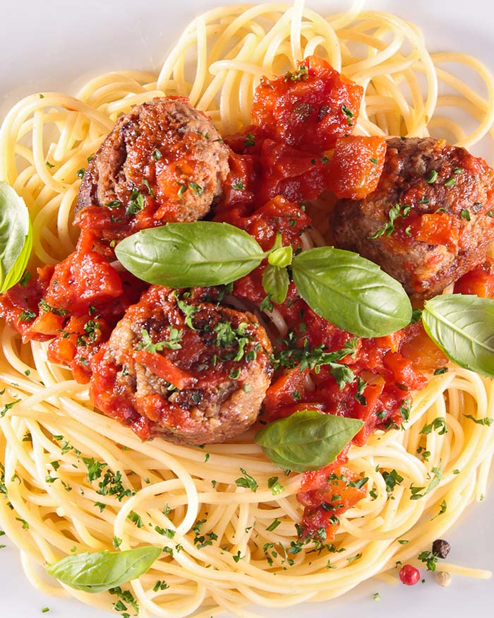 Recette Spiga - Spaghetti aux boulettes de viande